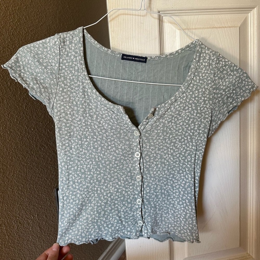 Brandy Melville Floral Top